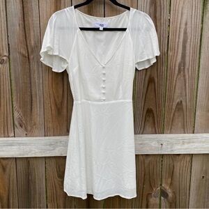 Jack by BB Dakota White Prairie Cottagecore Dress XS